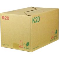 ムトウユニパック 角20 クラフト封筒 ケント 100 サイド 11201314 1箱(500枚入)