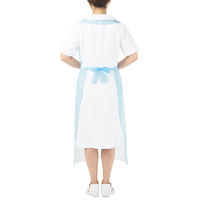 リーブル メディローブ ポリエチ袖なしエプロン ブルー M-86 1箱（50枚入）