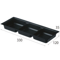 エフピコチューパ 中仕切110-40 C-3 黒 CP500440 1袋（50枚入）