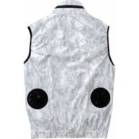 自重堂 制服百科 空調服ベスト（服単品） シルバーカモフラ EL 74060（直送品）