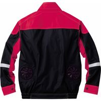 空調服 （服単品）シルバー×レッド EL 74100 1着（直送品）