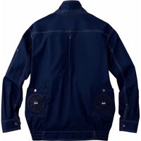自重堂 制服百科 空調服長袖ブルゾン（服単品） ネービー LL 74110（直送品）