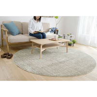 スミノエ リュストル 200×200cm円形 グレージュ 4549781206080 1枚