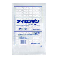 ナイロンポリ バリアTLタイプ ポリ袋(規格袋) 20-30 200×300mm 1袋（100枚入） 福助工業