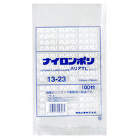 ナイロンポリ バリアTLタイプ ポリ袋(規格袋) 13-23 130×230mm 1袋（100枚入） 福助工業