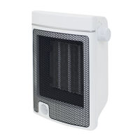 山善（YAMAZEN） パーソナルセラミックヒーター DMSF-J06（W） 電気ファンヒーター ミニ ホワイト