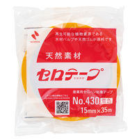 ニチバン セロテープ（着色）15mm×35m 黄 1巻 4302-15