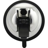 カクダイ ガオナ 吸盤式シャワーフック お風呂に取付 （密着ジェル ほとんどの壁面に対応 シルバー 簡単取付）GA-FP017