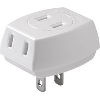 朝日電器 トリプルタップ A-30H(W) 1個