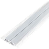 朝日電器 テープ付ABSモール2号2P 2ゴウ ホワイト 1個