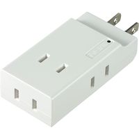 朝日電器 コンパクトタップ耐雷4個口 A-CT004SB(W) 1個