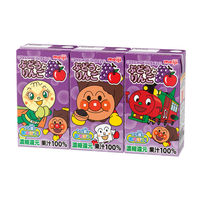 明治 それいけ！アンパンマンのぶどうりんご 125ml 1箱（36本入）