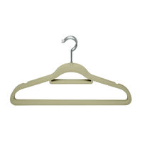 ストリックスデザイン ベルベットスリムハンガー ベージュ 5P 1セット（30本）