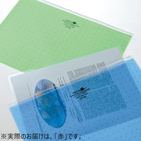 リヒトラブ(LIHIT LAB.) クリヤーケース A4サイズ 赤（レッド） F5303-3 10枚