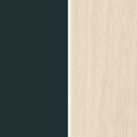 オカムラ プロステージクレスト ソフトクローズタイプ 幅390×奥行580×高さ640mm PWライト/ブラック DT31CC ZE81 1台（直送品）