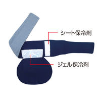 ブレイン 冷か朗 (背中用保冷剤×1、首用シート保冷剤×1付) BR-501 1個