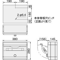 ナスタ ポスト KS-MB621S-L 1台+ルームナンバー 303 1枚 KS-MB621S-L+KS-NCY-3-B 303 1セット（直送品）