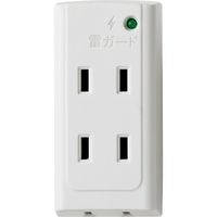 朝日電器 サージ付フロントタップ A-350SB(W) 1個