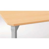 オカムラ SnapPower 会議テーブル 幅1500×奥行750×高さ700mm プレーン 4L15EA MF08 1台（直送品）