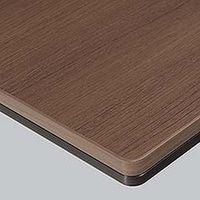 オカムラ エレガスタU 会議テーブル アジャスター 配線孔・棚板無 幅600×奥行600×高さ720mm ネオウッドD 81E4MK MM99 1台（直送品）