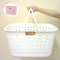 アスベル グレディーランドリーバスケットM ピンク 4950672654000 3個（直送品）