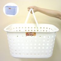 アスベル グレディーランドリーバスケットM ブルー 4950672653997 3個（直送品）