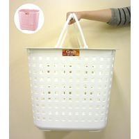 アスベル グレディーランドリーバスケットL ピンク 4950672654031 3個（直送品）