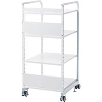 サンワサプライ 高耐荷重ラック 幅582×奥行650×高さ1289mm ライトグレー RAC-HL4 1台（直送品）