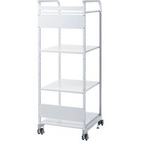 サンワサプライ 高耐荷重ラック 幅582×奥行650×高さ1589mm ライトグレー RAC-HL5 1台（直送品）