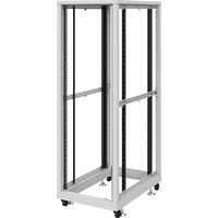 サンワサプライ 19インチサーバーラック パネル無（36U） 幅600×奥行900×高さ1820mm Lグレー CP-SVN3690NPGYN 1台（直送品）