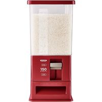 アスベル 計量こめびつ 12kg レッド 7503（直送品）