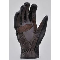 デイトナ ゴートスキンパンチングメッシュグローブ BK/BR Sサイズ 95311（直送品）
