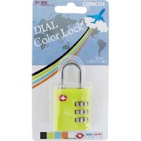 TTC TSA3桁ダイヤルカラーロックTL-05T グリーン 299769 1個