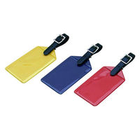 TTC ネームタッグ 赤/黒 201113 1セット(4個)