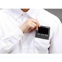 NEW テレビも見られるポケットラジオ<ブラック> 幅86mm 奥行17mm 高さ132mm（直送品）