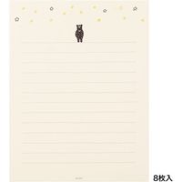 デザインフィル レターセット えがお 星空柄 91802544 1セット(1パック×3)