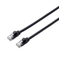 エレコム やわらかLANケーブル/CAT6A/5m/ブラック LD-GPAY/BK5 1個（直送品）