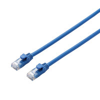LANケーブル 30m cat6A準拠 爪折れ防止 ギガビット より線 やわらか ブルー LD-GPAY/BU30 エレコム 1個（直送品）
