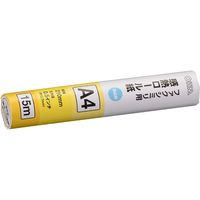 オーム電機 感熱ロール紙 ファクシミリ用 A4 芯内径0.5インチ 15m OA-FTRA15 1個