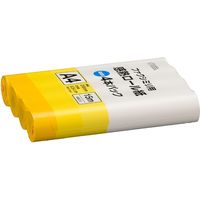 オーム電機 感熱ロール紙 ファクシミリ用 A4 芯内径0.5インチ 15m 4本パック OA-FTRA15Q 1個