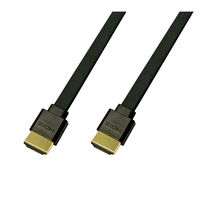 Vodaview HDMIケーブル（コンパクト/フラットタイプ）30cm HDMI[オス]-HDMI[オス] VV-HDMI003AA-BF