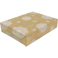 ベルベ 包装紙 レースィ（クラフト） 335 1包：500枚（100×5）（直送品）