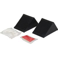 大自工業 タイヤストッパー 2個 ゴムタイプ FTW-01 1セット(2個入)