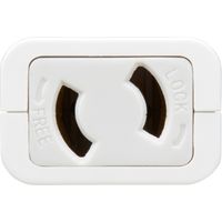 抜け止めカールコード1個口2mホワイト H7CL102WH ヤザワコーポレーション（直送品）