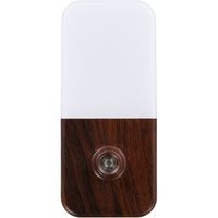 ヤザワコーポレーション 明暗LEDセンサーライト ダークウッド NASN23DW 1個