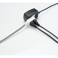 ファブコード3個口1m ブラック×ホワイト H8FB301BW ヤザワコーポレーション（直送品）