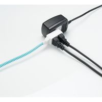 ファブコード3個口1m グリーン×ホワイト H8FB301GW ヤザワコーポレーション（直送品）