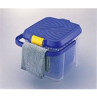 イノマタ化学 かしこいバケツ17Ｌ(バケツ付）クリアブルー 2セット