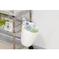 イノマタ化学 ゴミ箱 ライズ 9L ホワイト 3419 3個（直送品）