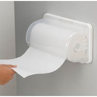 イノマタ化学 キッチンペーパーホルダー（マグネット・吸盤付き） ホワイト 342 2個（直送品）